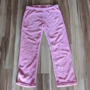 XOXO pink fleece pajama pants